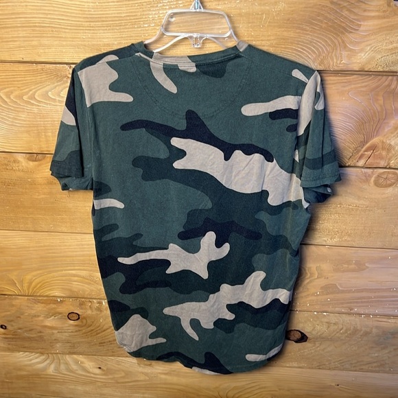 Hollister Must have collection Men Camo Print T-Shirt M S/S Y2K Streetwear Casua - Picture 6 of 6